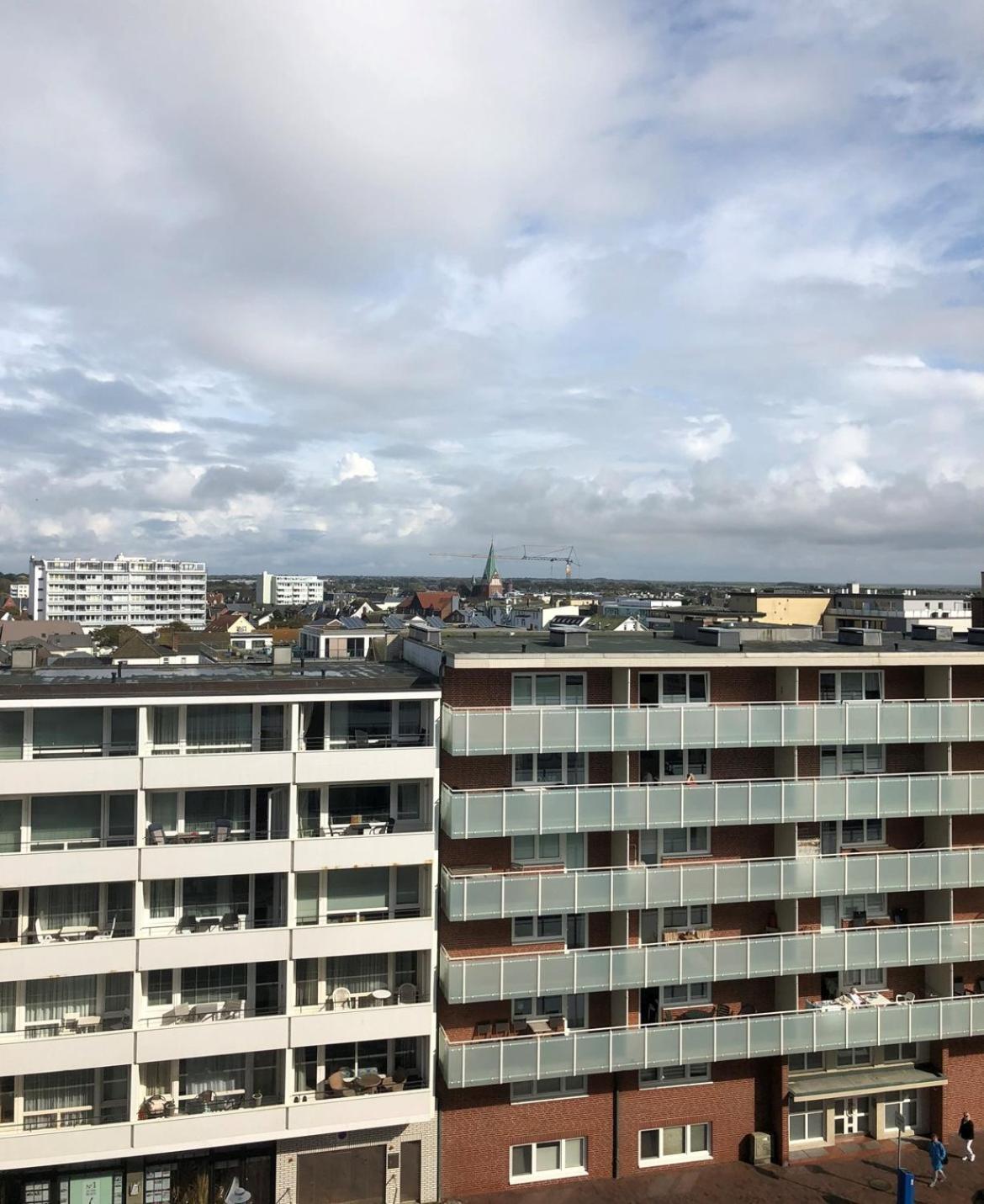 Strandnahe Ferienwohnung, Zentral gelegen, Ost-Balkon, Andreas Dirks-Str. 2 Westerland Exterior foto