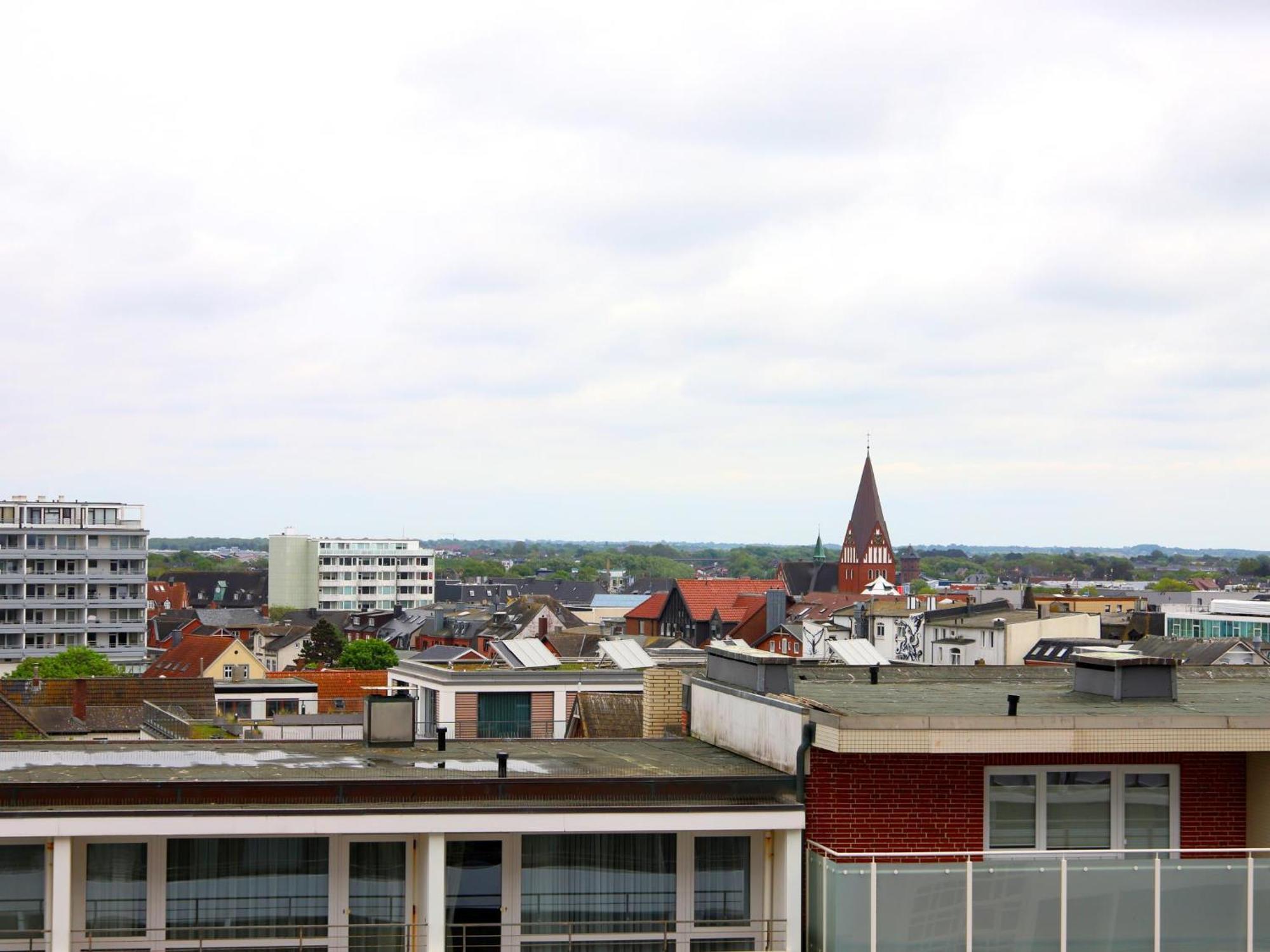 Strandnahe Ferienwohnung, Zentral gelegen, Ost-Balkon, Andreas Dirks-Str. 2 Westerland Exterior foto